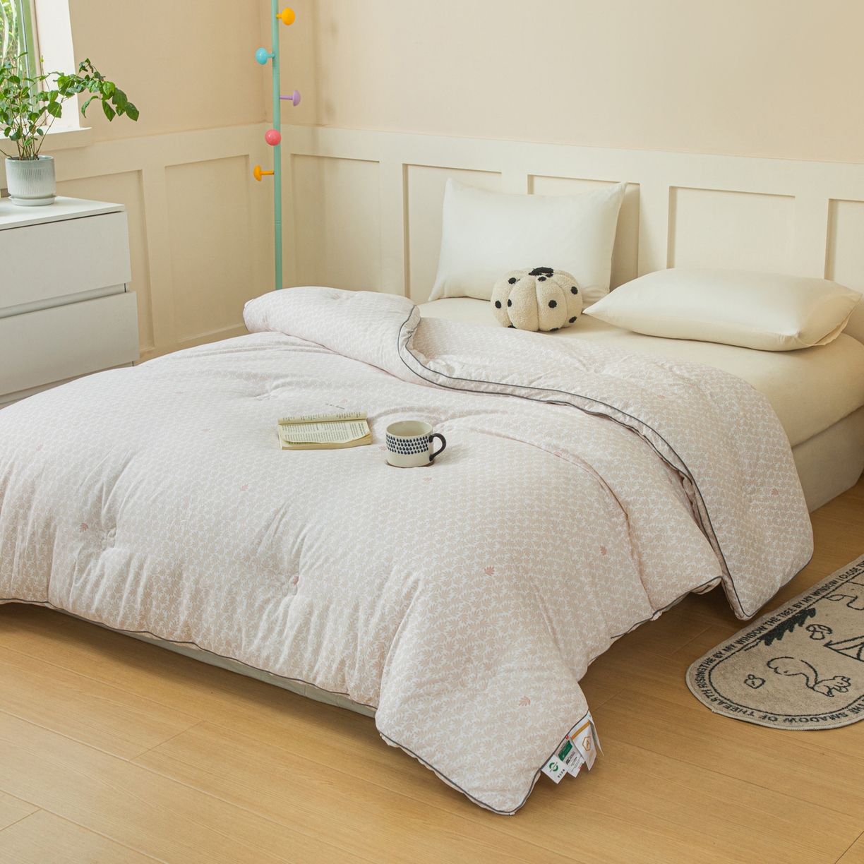 91家纺网 家纺一手货源 找家纺 （总）大世界被王 2025新款印花立体暖绒冬被被子被芯