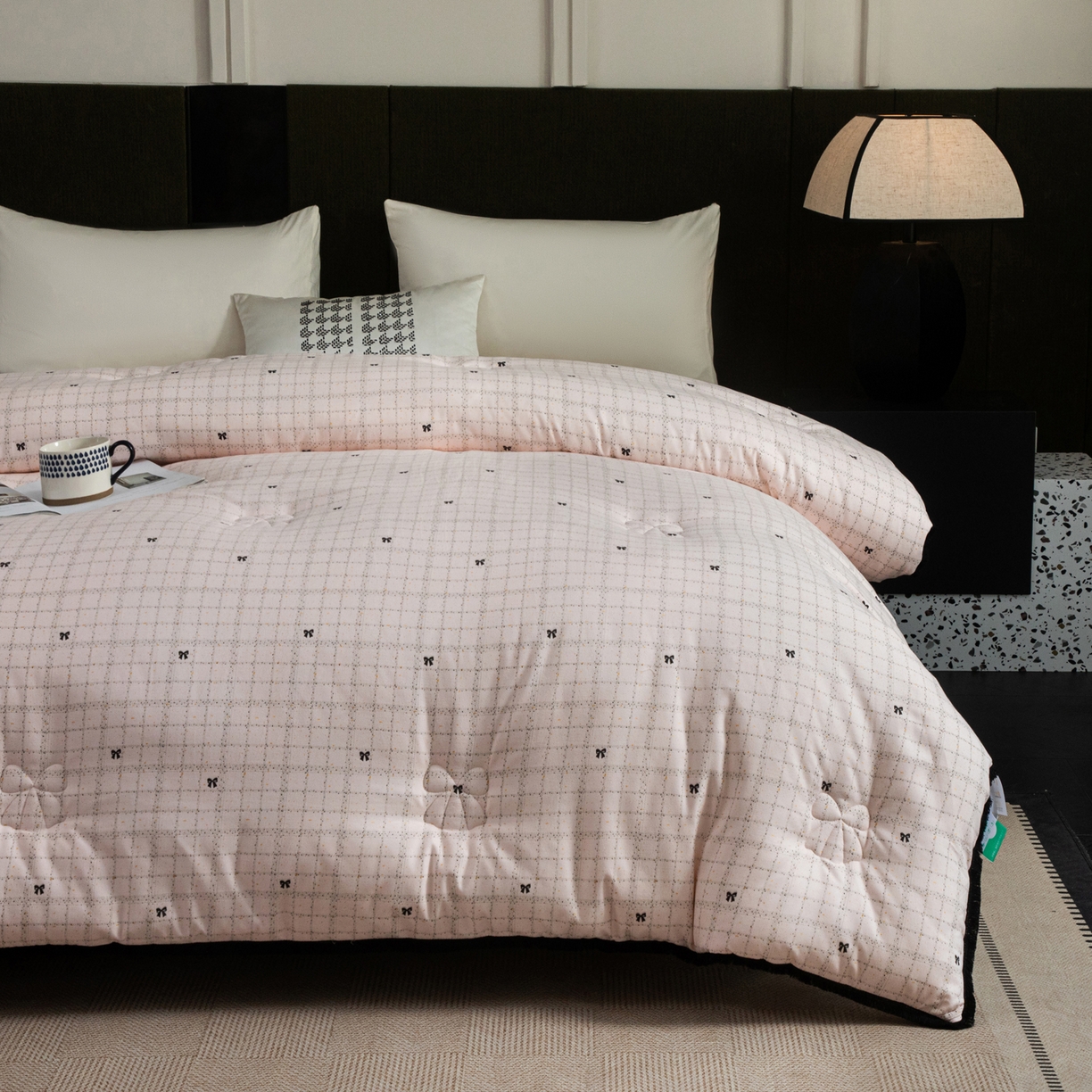 91家纺网 家纺一手货源 找家纺 （总）大世界被王 2025新款蝴蝶结花边冬被被子被芯