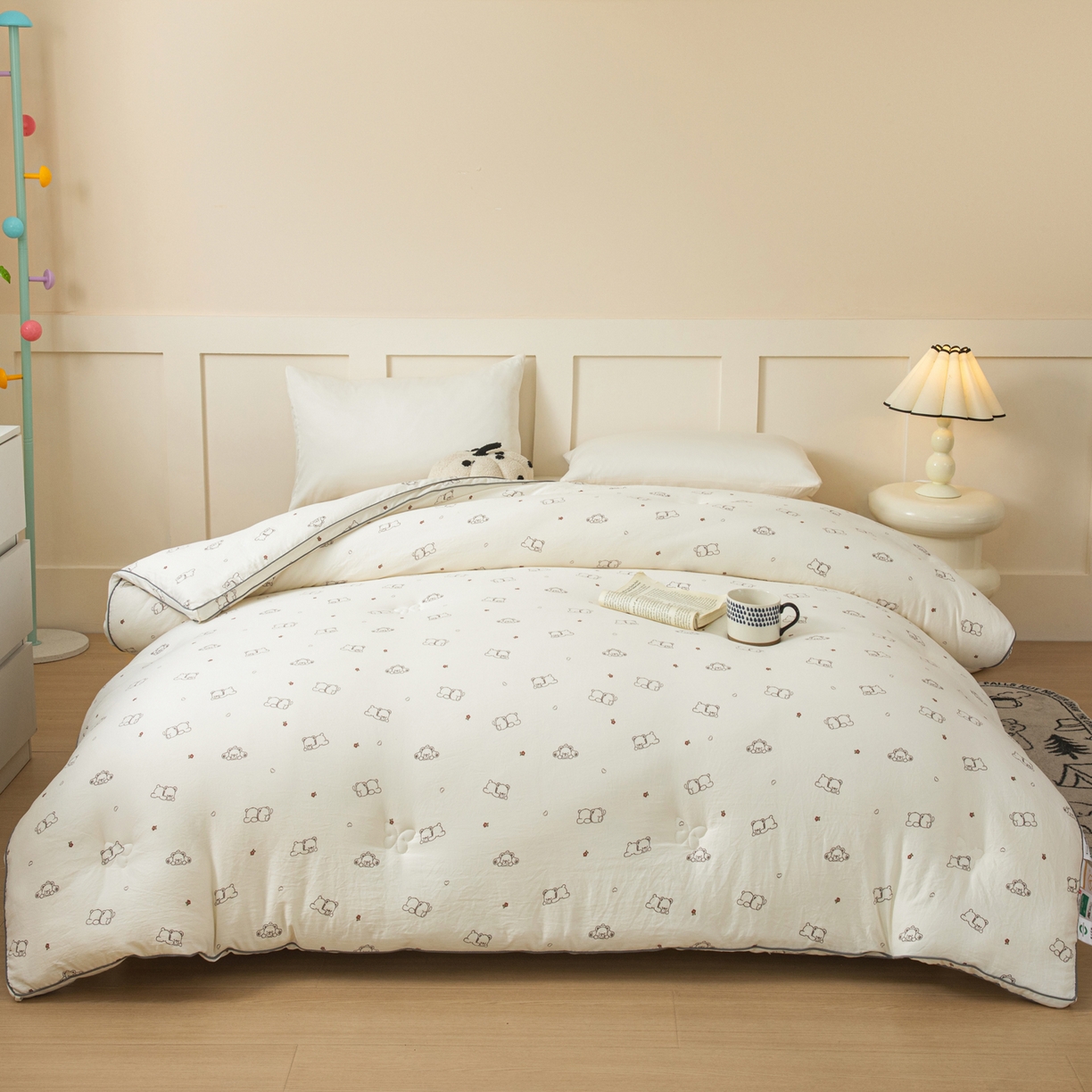 91家纺网 家纺一手货源 找家纺 （总）大世界被王 2025新款亚朵棉立体冬被被子被芯