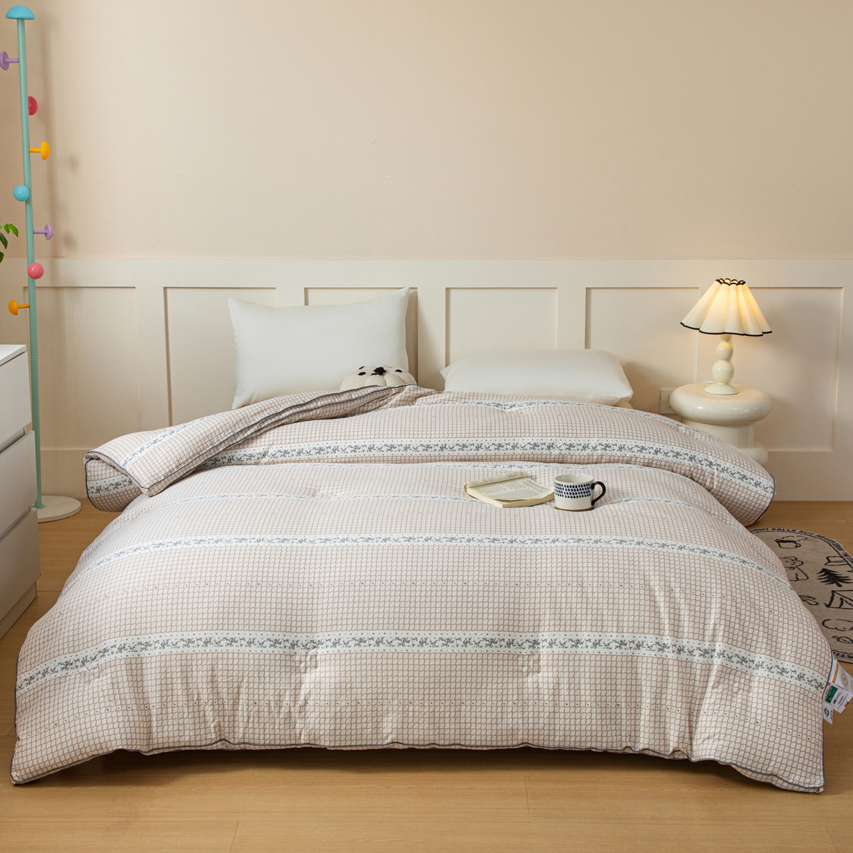 91家纺网 家纺一手货源 找家纺 （总）大世界被王 2025新款亚朵棉立体冬被被子被芯