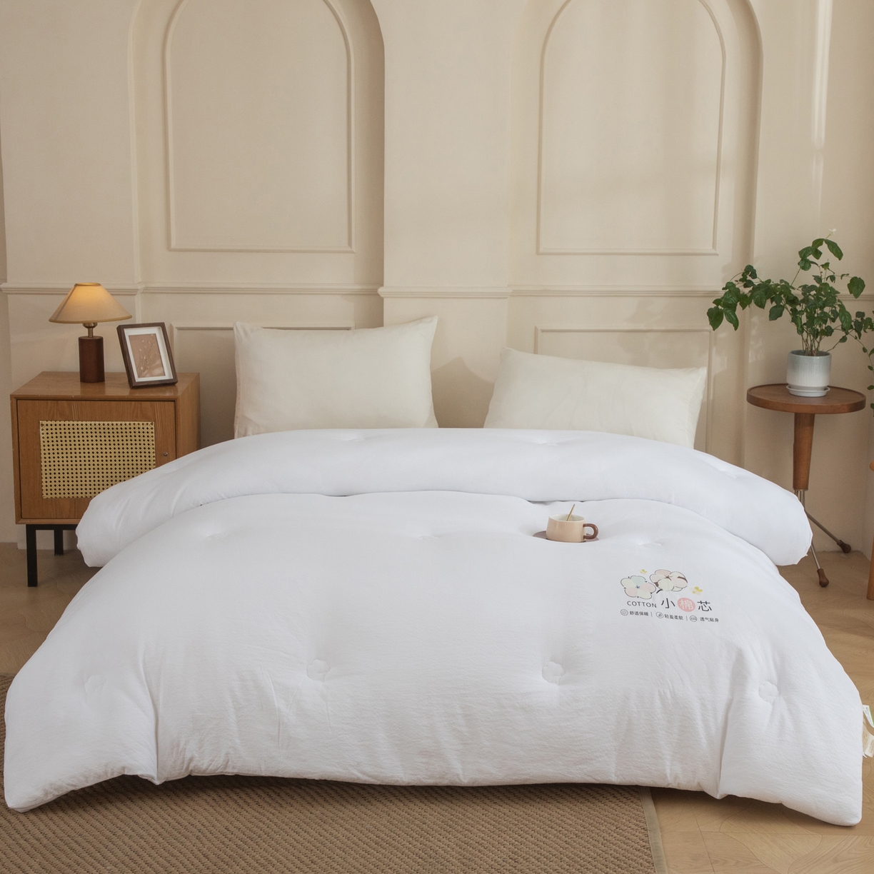 91家纺网 家纺一手货源 找家纺 （总）大世界被王 2025新款木棉雅致棉花冬被被子被芯