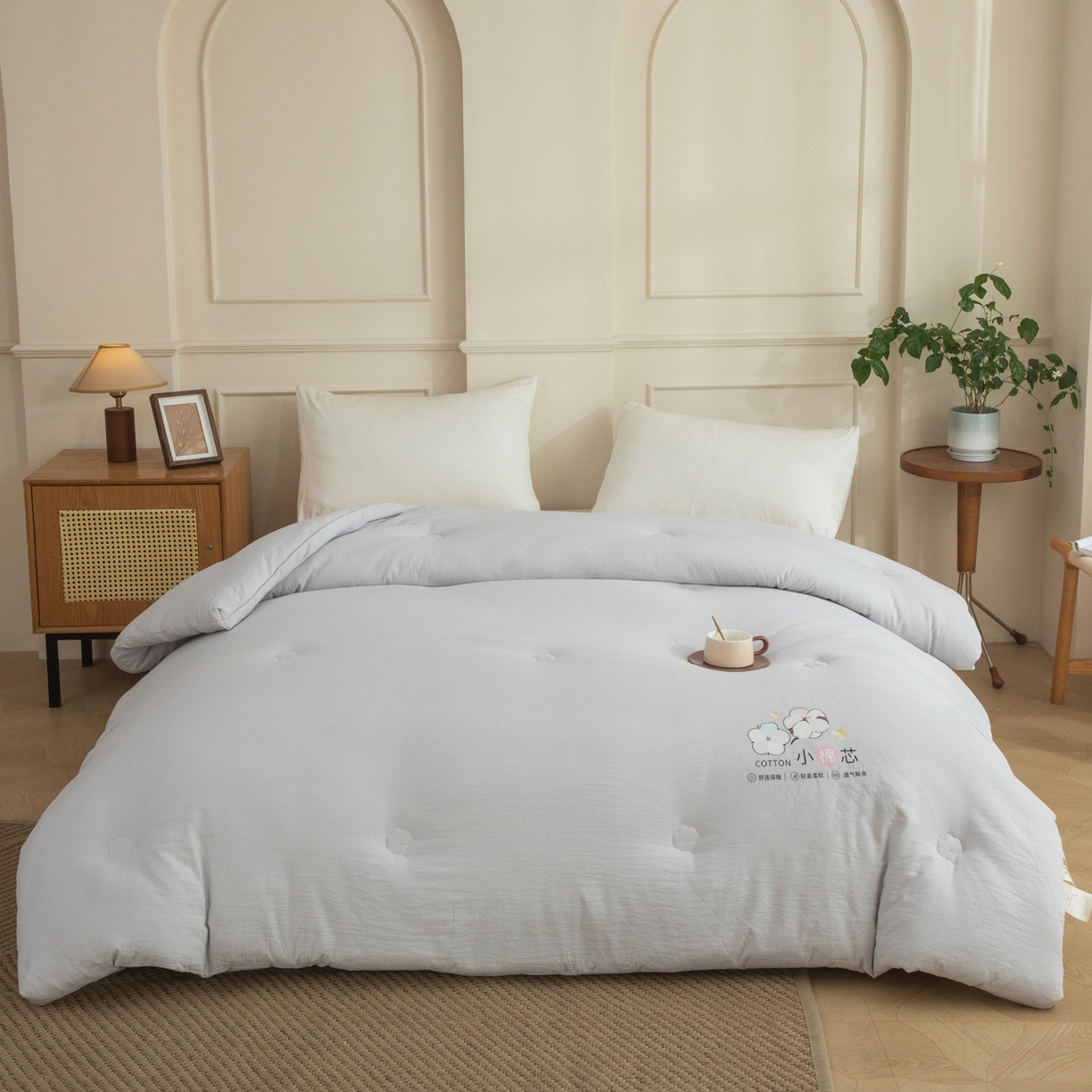 91家纺网 家纺一手货源 找家纺 （总）大世界被王 2025新款木棉雅致棉花冬被被子被芯