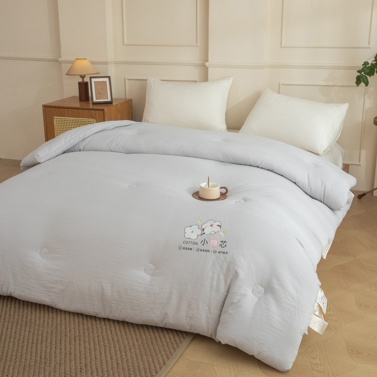 91家纺网 家纺一手货源 找家纺 （总）大世界被王 2025新款木棉雅致棉花冬被被子被芯