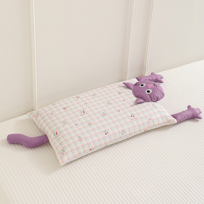 91家纺网 家纺一手货源 找家纺 （总）大熊枕芯 2025新款哇塞猫枕芯荞麦枕羽丝绒枕头枕芯