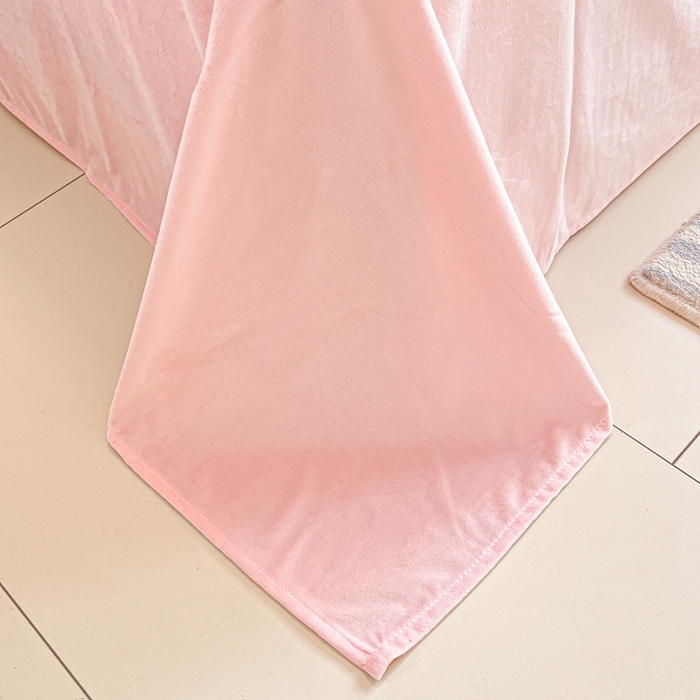 91家纺网 家纺一手货源 找家纺 麦伦家居 2025秋冬新品多功能床品全棉+豆豆绒四件套卡通小清新系列 拾趣爱宠