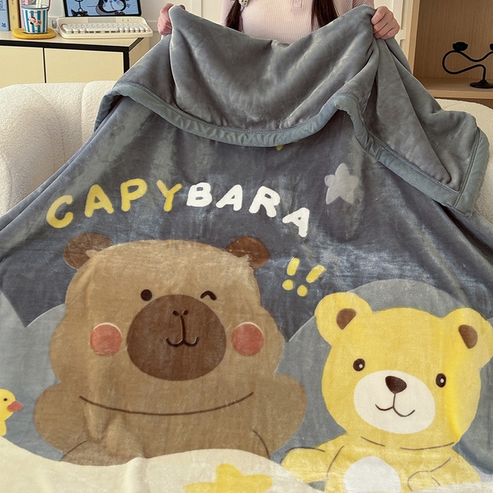 91家纺网 家纺一手货源 找家纺 （总）舒隅家纺 2025新款大版印花云毯毛毯毯子