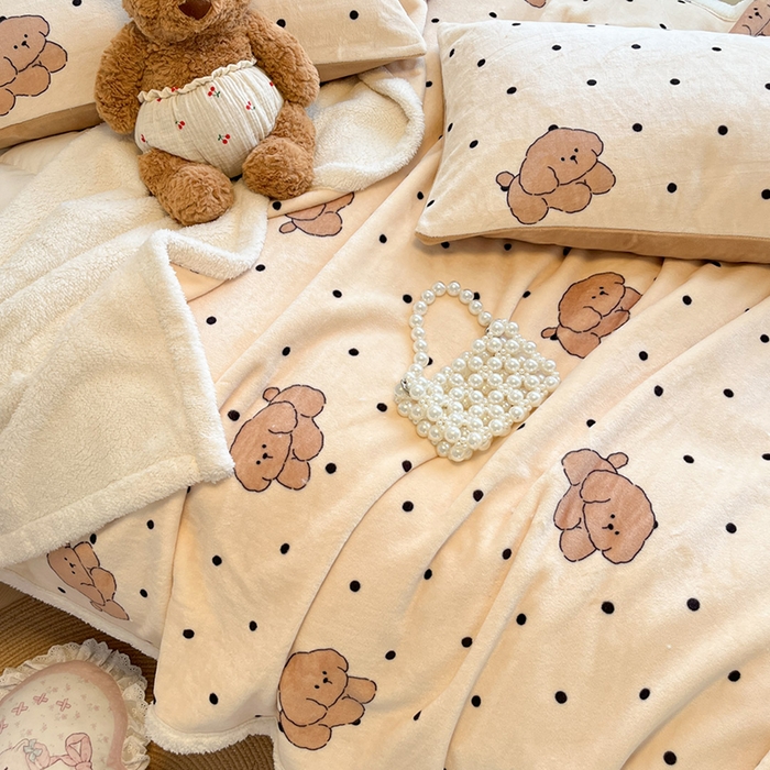 91家纺网 家纺一手货源 找家纺 （总）红嘴企鹅 2025新款A类ins风卡通可爱加厚牛奶绒羊羔绒毛毯毯子办公室沙发儿童空调盖毯午休毯