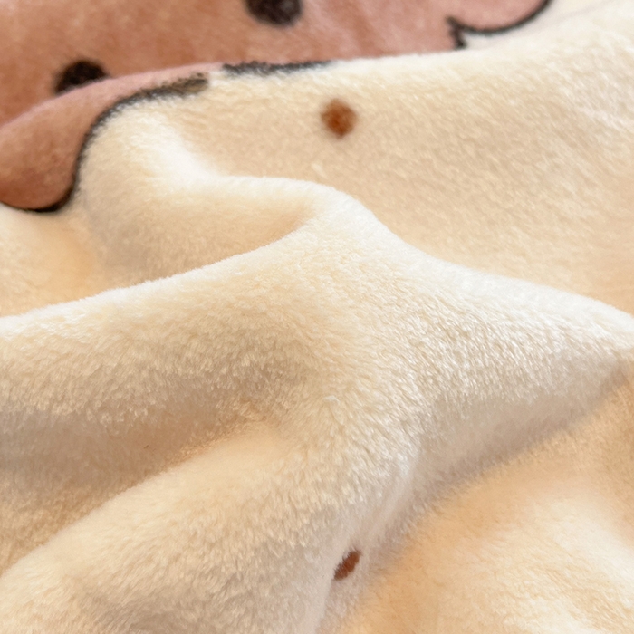 91家纺网 家纺一手货源 找家纺 红嘴企鹅 2025新款A类ins风卡通可爱加厚牛奶绒羊羔绒毛毯毯子办公室沙发儿童空调盖毯午休毯 蝴蝶结狗狗