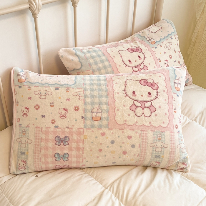 91家纺网 家纺一手货源 找家纺 红嘴企鹅 2025新款A类ins风卡通可爱加厚牛奶绒羊羔绒毛毯毯子办公室沙发儿童空调盖毯午休毯 少女猫咪