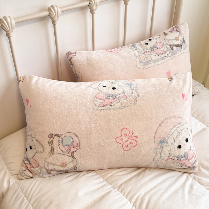 91家纺网 家纺一手货源 找家纺 红嘴企鹅 2025新款A类ins风卡通可爱加厚牛奶绒羊羔绒毛毯毯子办公室沙发儿童空调盖毯午休毯 生日Party