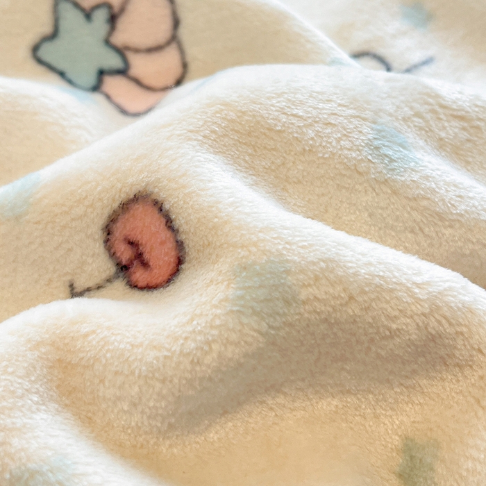 91家纺网 家纺一手货源 找家纺 红嘴企鹅 2025新款A类ins风卡通可爱加厚牛奶绒羊羔绒毛毯毯子办公室沙发儿童空调盖毯午休毯 小星甜点