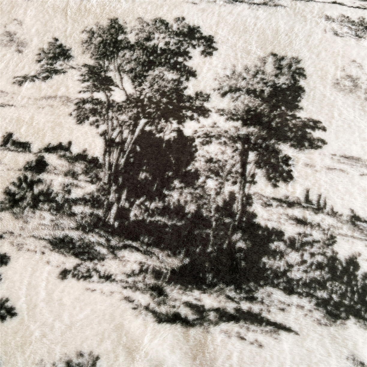 91家纺网 家纺一手货源 找家纺 （总）佰亿莱 2025新款印花兔毛绒双面锁温暖绒四件套