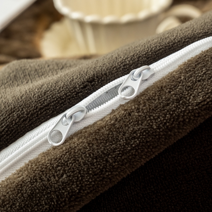 91家纺网 家纺一手货源 找家纺 九花鹿 2024新款A类宽边工艺款丹麦兔毛绒牛奶绒四件套 宽边丹麦兔绒-斑马