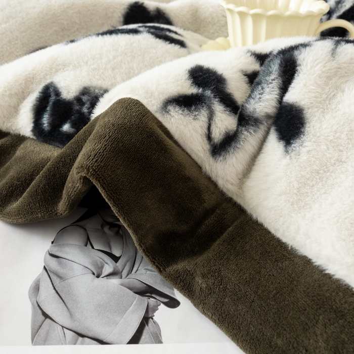 91家纺网 家纺一手货源 找家纺 九花鹿 2024新款A类宽边工艺款丹麦兔毛绒牛奶绒四件套 宽边丹麦兔绒-奥菲墨