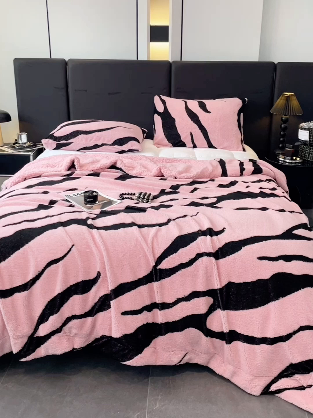 91家纺网 家纺一手货源 找家纺 （总）楼兰公主毛毯专供 2025爆款阳离子赫本双层单层羊羔绒跨境绒毯