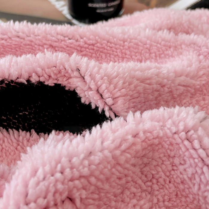 91家纺网 家纺一手货源 找家纺 （总）楼兰公主毛毯专供 2025爆款阳离子赫本双层单层羊羔绒跨境绒毯