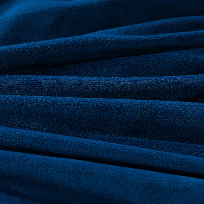 91家纺网 家纺一手货源 找家纺 云木里 2025新款秋冬牛奶绒刺绣夹棉床笠 三色熊-蓝色