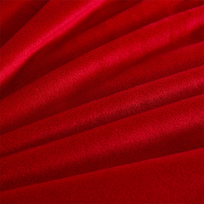 91家纺网 家纺一手货源 找家纺 云木里 2025新款秋冬牛奶绒刺绣夹棉床笠 郁金香-酒红