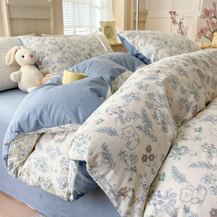 （总）小叮当家纺仓储工厂店 2025新款13372碎花系列全棉纯棉印花四件套