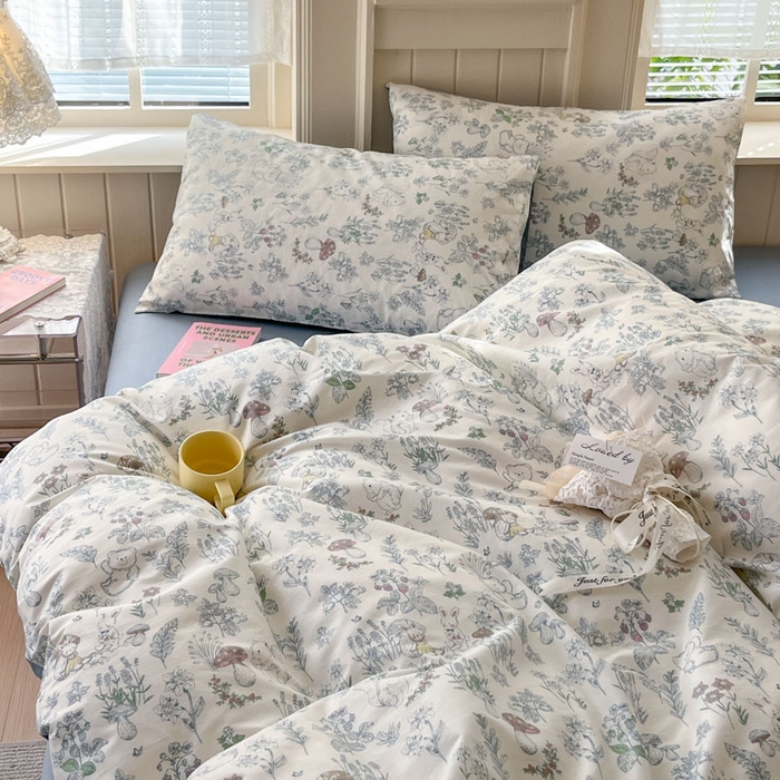 91家纺网 家纺一手货源 找家纺 （总）小叮当家纺仓储工厂店 2025新款13372碎花系列全棉纯棉印花四件套