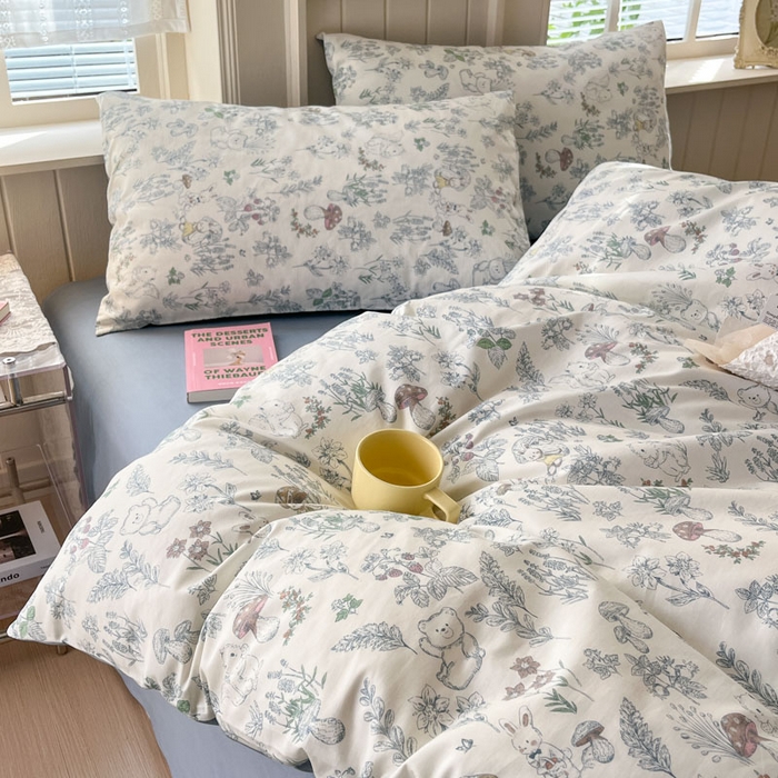 91家纺网 家纺一手货源 找家纺 （总）小叮当家纺仓储工厂店 2025新款13372碎花系列全棉纯棉印花四件套