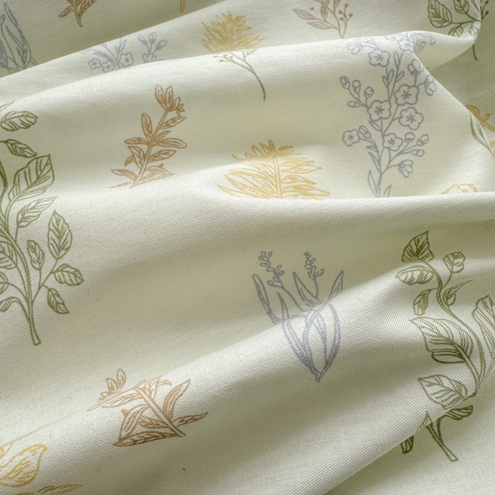 91家纺网 家纺一手货源 找家纺 小叮当家纺仓储工厂店 2025新款13372碎花系列全棉纯棉印花四件套 萱草