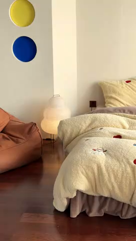 91家纺网 家纺一手货源 找家纺 （总）TT.one 塔塔家居 2025新款羊羔绒牛奶绒暖绵绵毛巾绣床单床裙床盖款四件套