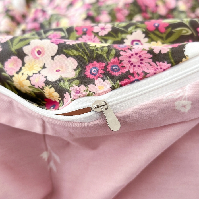 91家纺网 家纺一手货源 找家纺 小叮当家纺仓储工厂店 2025新款13372碎花系列全棉纯棉印花四件套 沉浸花园