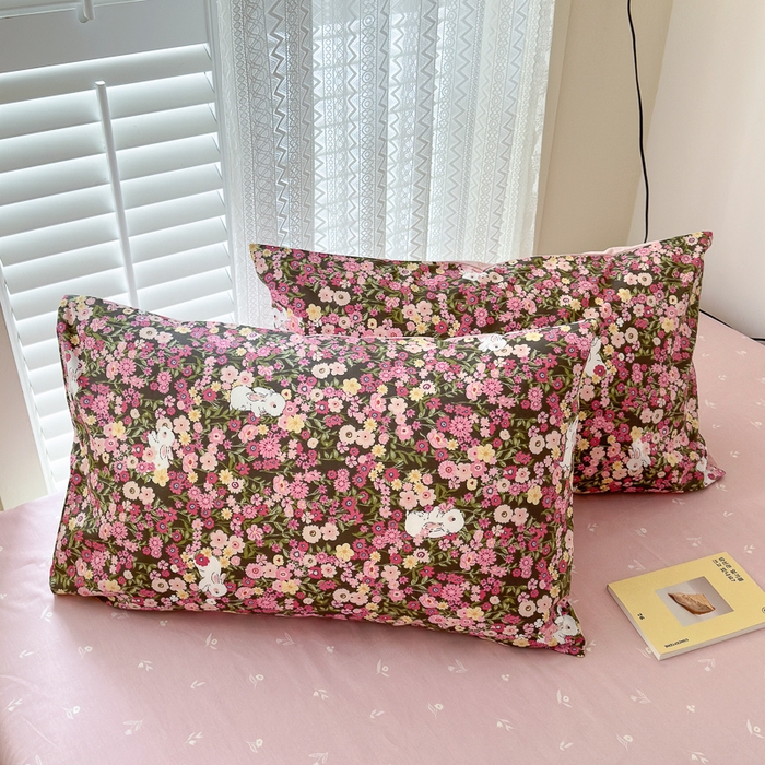 91家纺网 家纺一手货源 找家纺 小叮当家纺仓储工厂店 2025新款13372碎花系列全棉纯棉印花四件套 沉浸花园