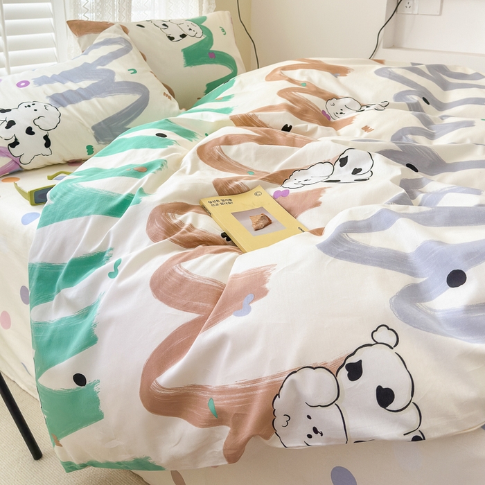 91家纺网 家纺一手货源 找家纺 小叮当家纺仓储工厂店 2025新款13372碎花系列全棉纯棉印花四件套 甜百利