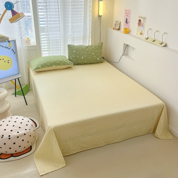 91家纺网 家纺一手货源 找家纺 小叮当家纺仓储工厂店 2025新款13372碎花系列全棉纯棉印花四件套 琪琪兔