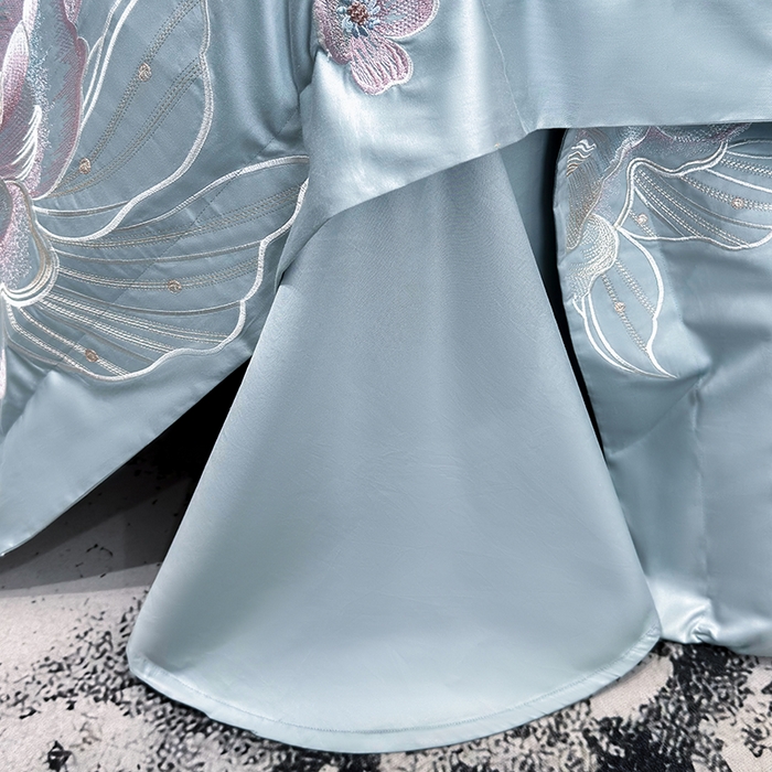 91家纺网 家纺一手货源 找家纺 星蕴家纺 2025新款正宗澳棉长绒棉贡缎四件套-晨曦 晨曦 幸运兰