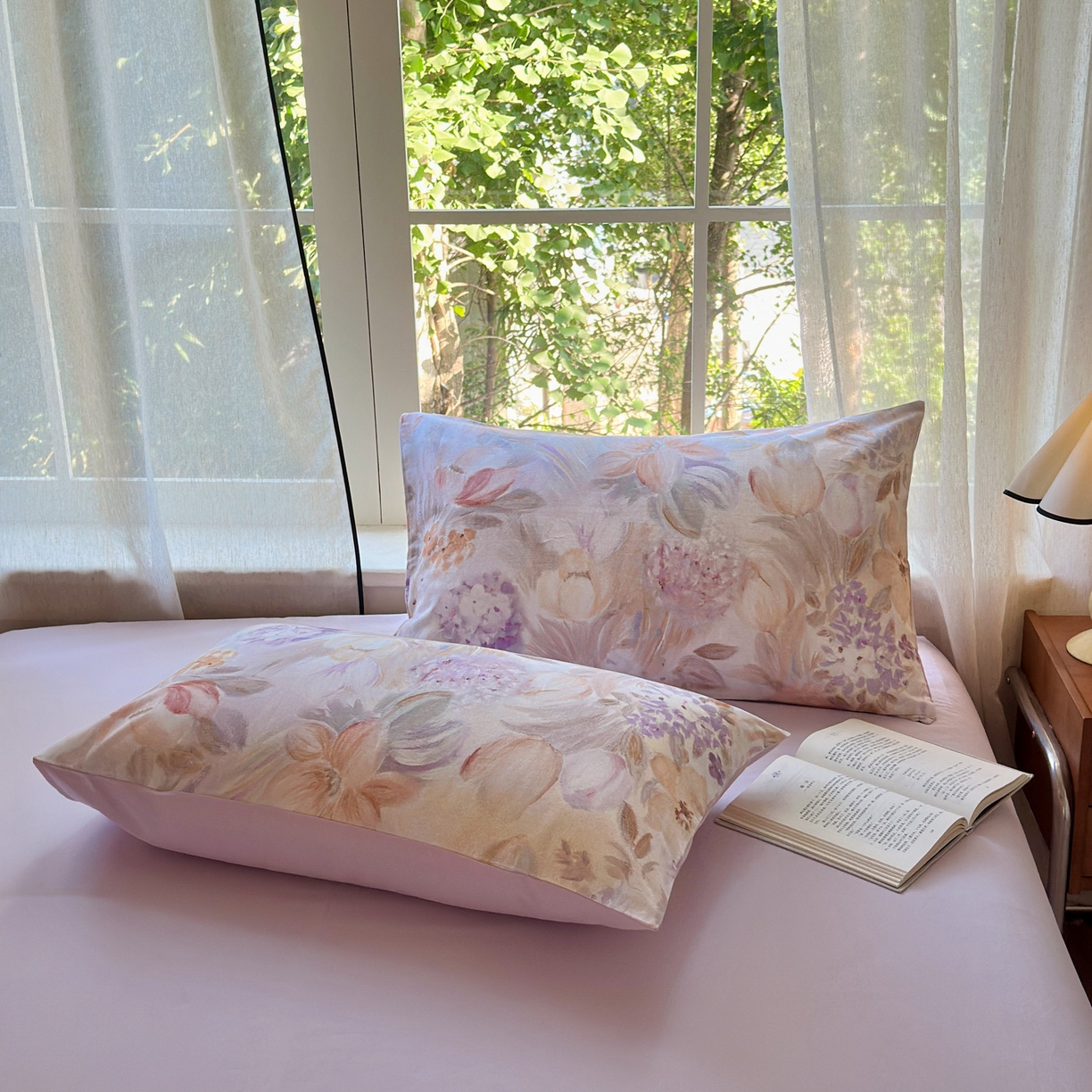 91家纺网 家纺一手货源 找家纺 小叮当家纺仓储工厂店 2025新款数码印花全棉纯棉磨毛四件套 初茅