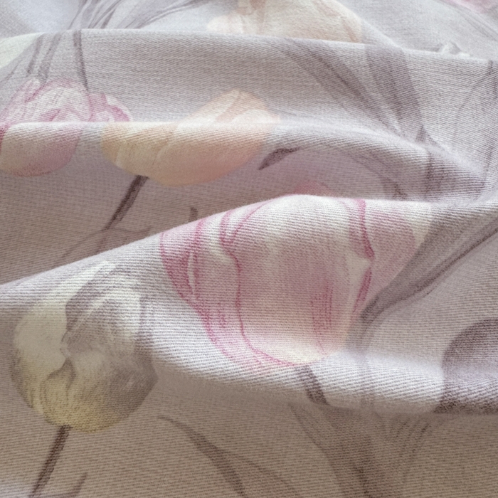 91家纺网 家纺一手货源 找家纺 小叮当家纺仓储工厂店 2025新款数码印花全棉纯棉磨毛四件套 疏影