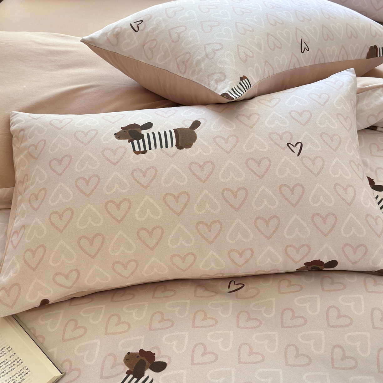 91家纺网 家纺一手货源 找家纺 小叮当家纺仓储工厂店 2025新款数码印花全棉纯棉磨毛四件套 旺趣