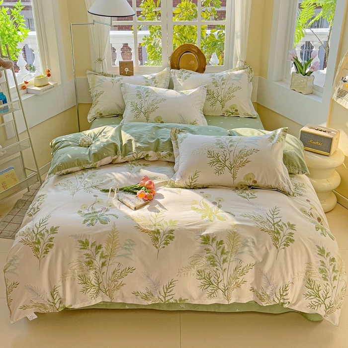 鸿琪家纺 2025新款全棉12868四件套多规格纯棉四件套