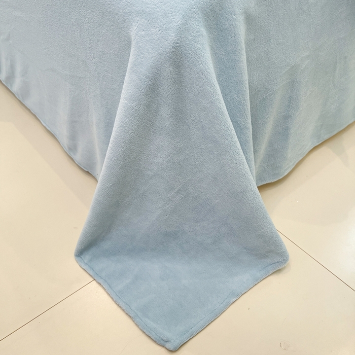 91家纺网 家纺一手货源 找家纺 首尔家纺 2025新款牛奶绒卡通毛巾绣印加绣系列四件套 奔跑狗