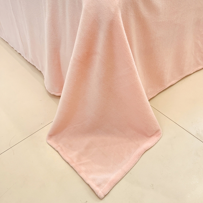 91家纺网 家纺一手货源 找家纺 首尔家纺 2025新款牛奶绒卡通毛巾绣印加绣系列四件套 花朵兔