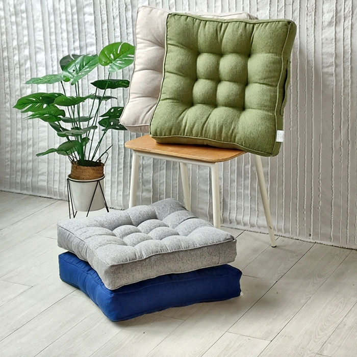 91家纺网 家纺一手货源 找家纺 （总）李帅家居 2025新款加厚立体提手绒麻坐垫