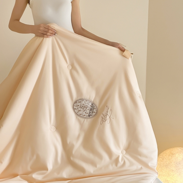 91家纺网 家纺一手货源 找家纺 （总）茧羽世家 2025新款原棉大豆被冬被被子被芯春秋被