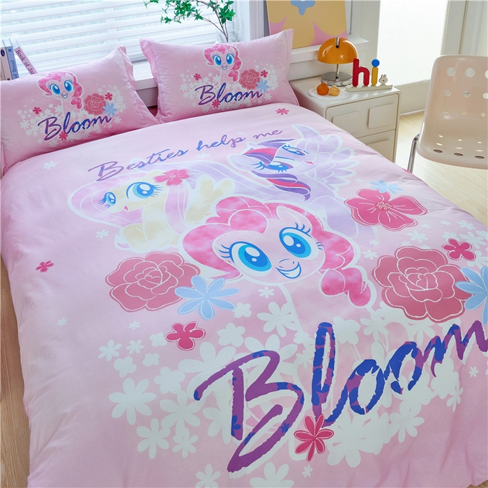 91家纺网 家纺一手货源 找家纺 （总）百利卡通（原迪士尼家纺） 2025新款正版授权小马宝莉/MY LITTLE PONY全棉数码印花三四件套