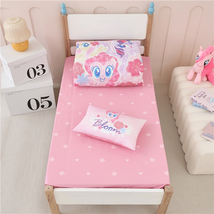 91家纺网 家纺一手货源 找家纺 （总）百利卡通（原迪士尼家纺） 2025新款正版授权小马宝莉全棉数码印花幼儿园童被套装