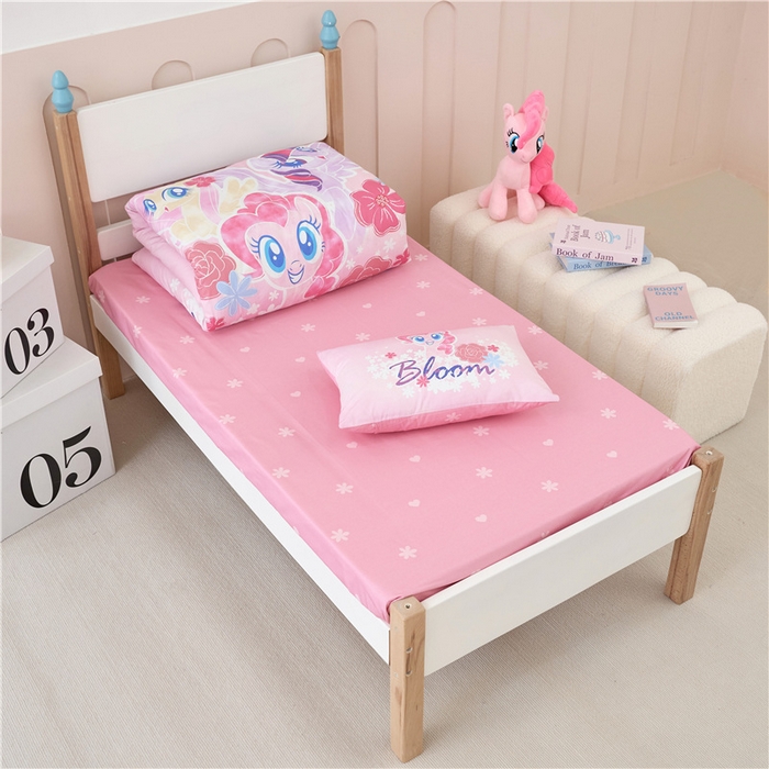 91家纺网 家纺一手货源 找家纺 （总）百利卡通（原迪士尼家纺） 2025新款正版授权小马宝莉全棉数码印花幼儿园童被套装