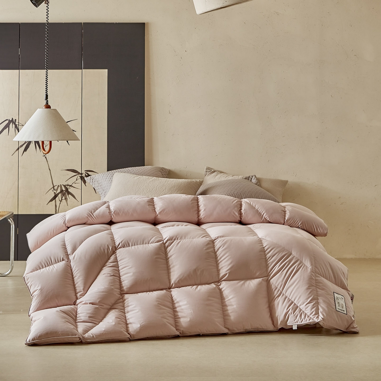 91家纺网 家纺一手货源 找家纺 （总）暖羽屋羽绒馆 2025新款95白鸭绒人体工学被子 羽绒被芯 鸭绒被子 双人加厚冬被