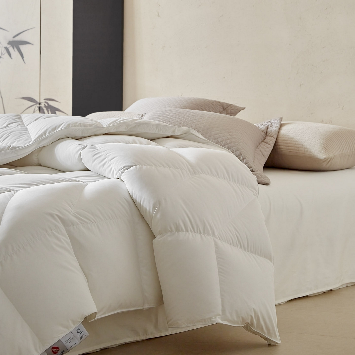 91家纺网 家纺一手货源 找家纺 暖羽屋羽绒馆 2025新款95白鸭绒人体工学被子 羽绒被芯 鸭绒被子 双人加厚冬被 白