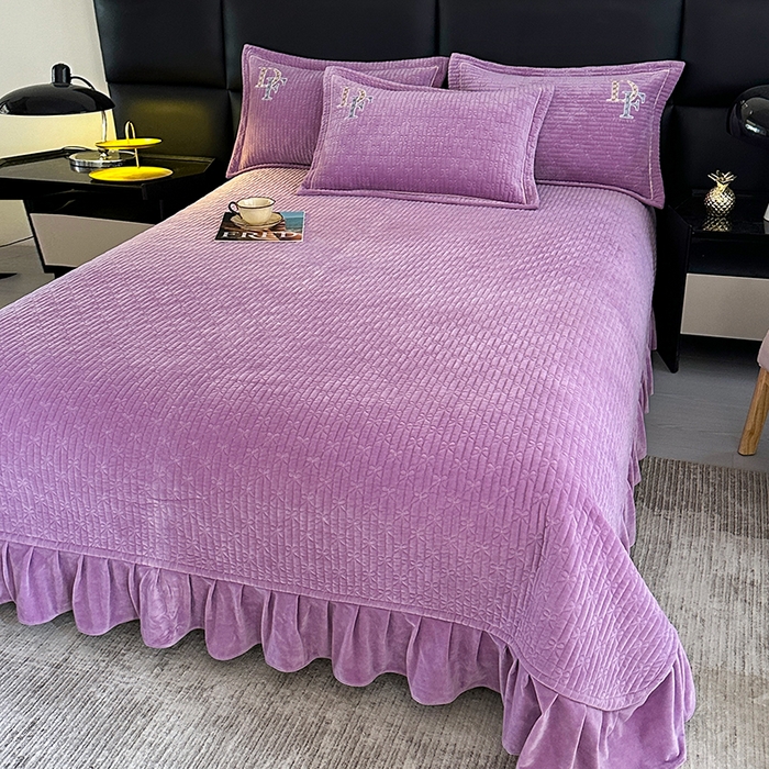 91家纺网 家纺一手货源 找家纺 （总）代芙家纺 2025新款宝宝绒单件床盖