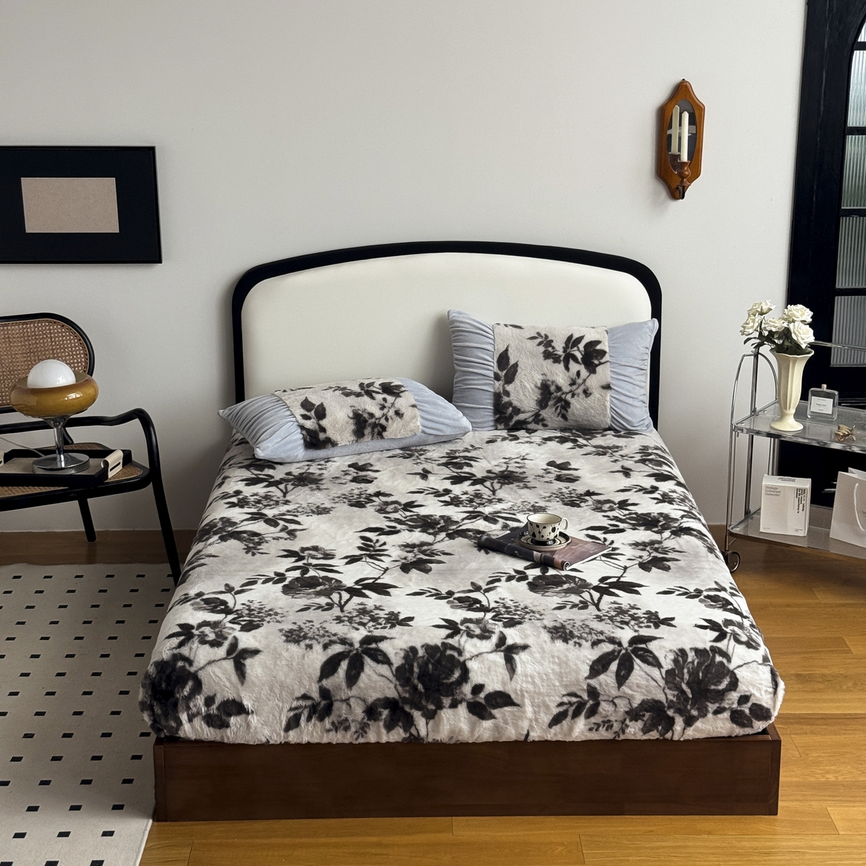 91家纺网 家纺一手货源 找家纺 新印象 2025新款兔毛绒保暖床笠系列 兔毛绒-奢香之都