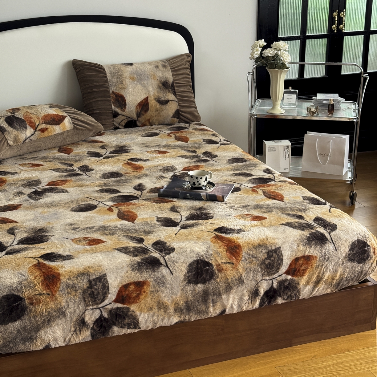 91家纺网 家纺一手货源 找家纺 新印象 2025新款兔毛绒保暖床笠系列 兔毛绒-艾秋