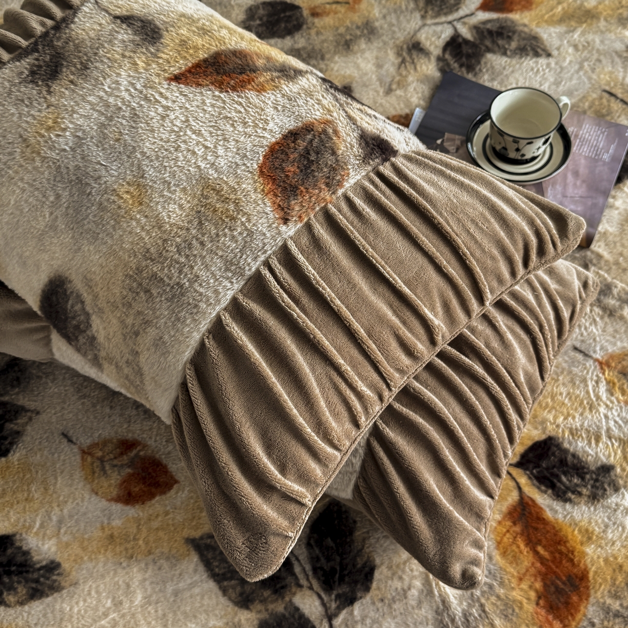 91家纺网 家纺一手货源 找家纺 新印象 2025新款兔毛绒保暖床笠系列 兔毛绒-艾秋