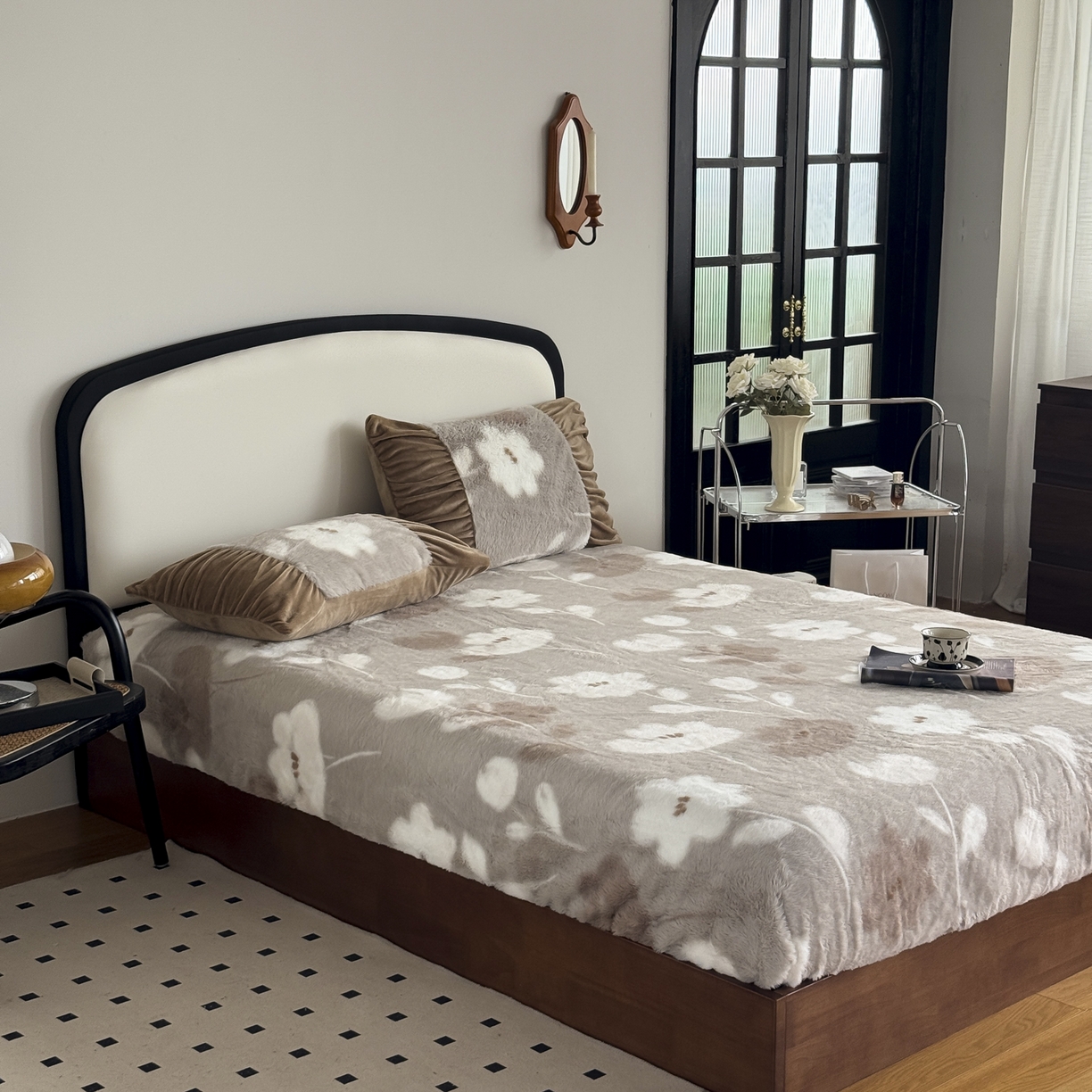 91家纺网 家纺一手货源 找家纺 新印象 2025新款兔毛绒保暖床笠系列 兔毛绒-芙微